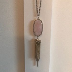Light pink Kendra Scott Rayne necklace